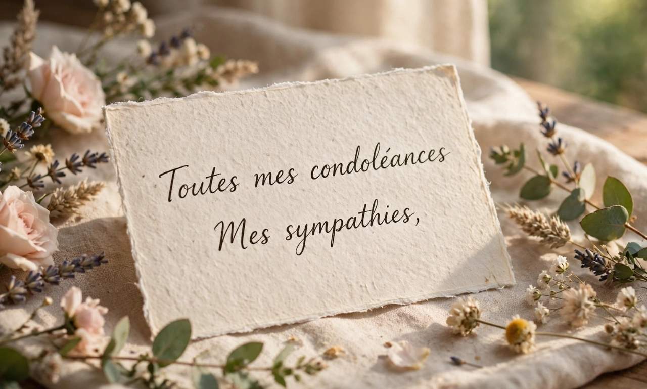 my sympathies in french