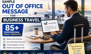 sample out of office message for business travel