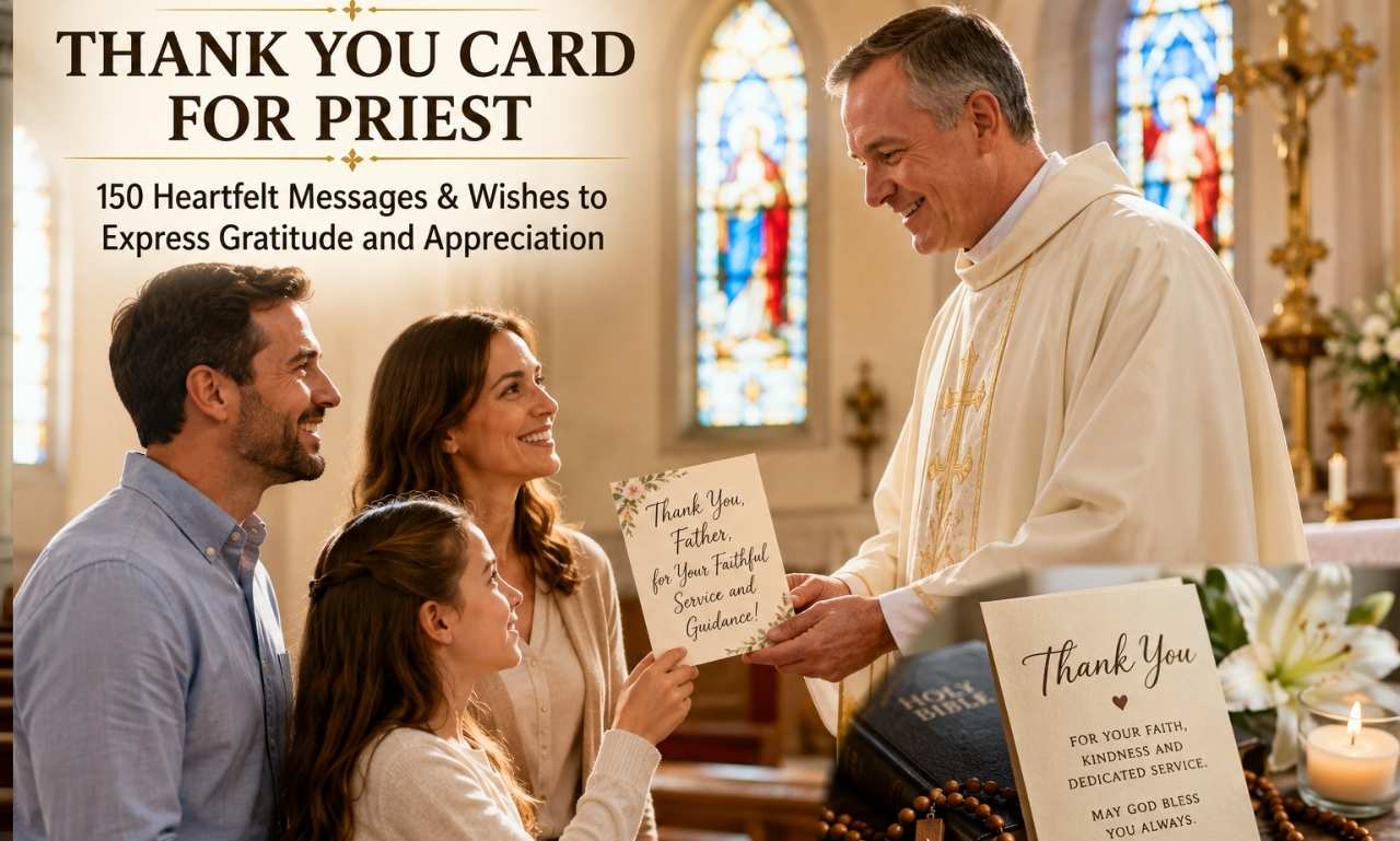 thank you card for priest