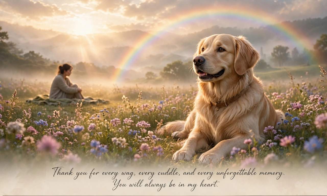 thank you message for my dog who passed away
