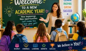 welcome note for students for new academic year
