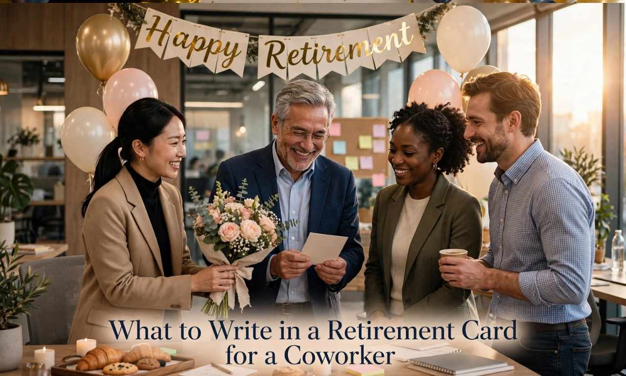 what to write in a retirement card for a coworker