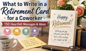 what to write in a retirement card for a coworker