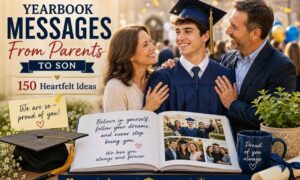 yearbook messages from parents to son