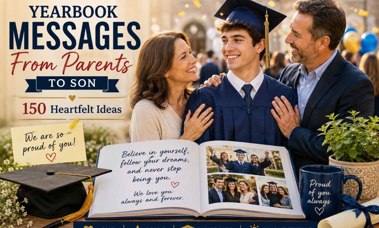 yearbook messages from parents to son