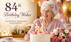 84th birthday wishes