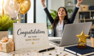 congratulations on your new role message