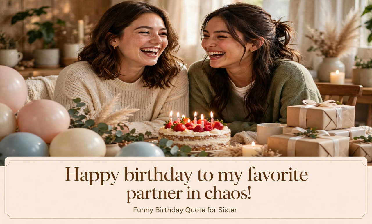 happy birthday funny sister quotes