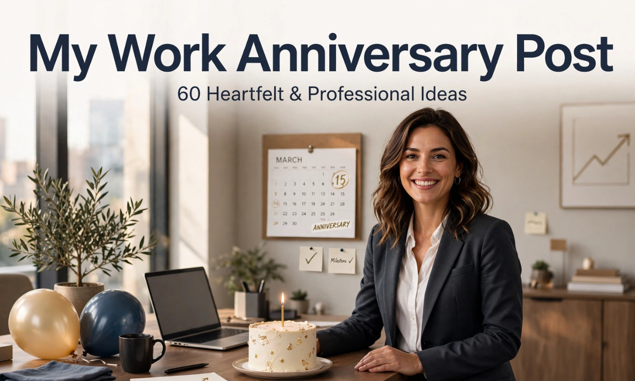 my work anniversary post