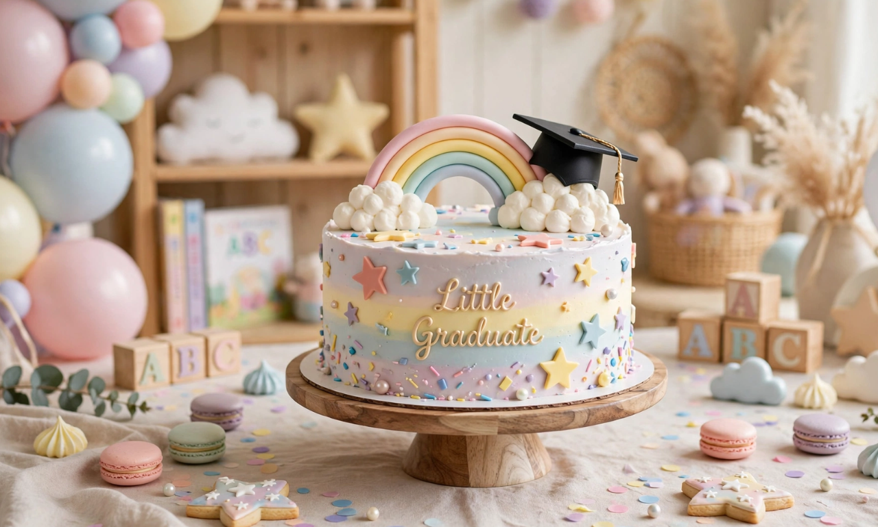nursery graduation cake