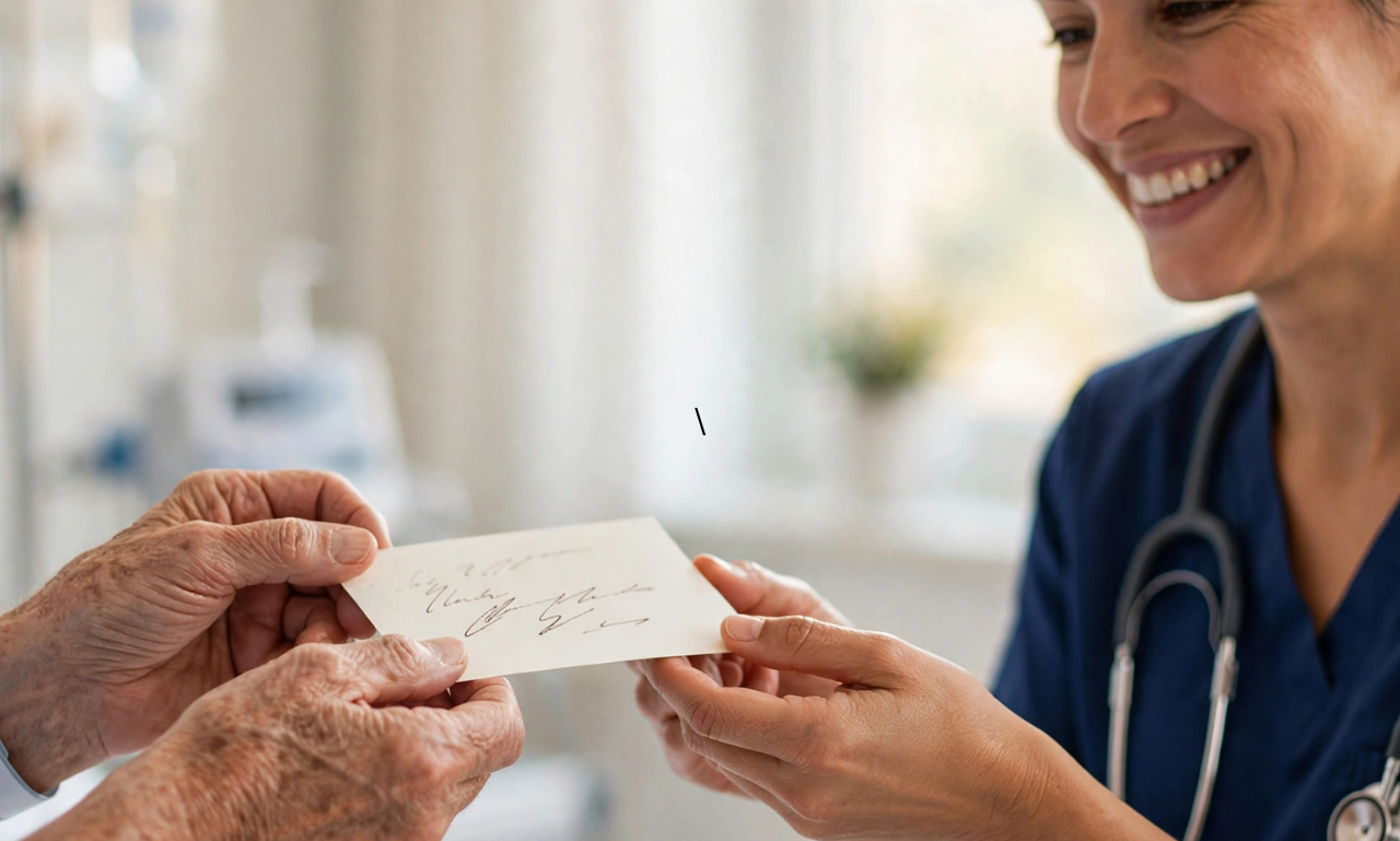 thank you card for hospital staff
