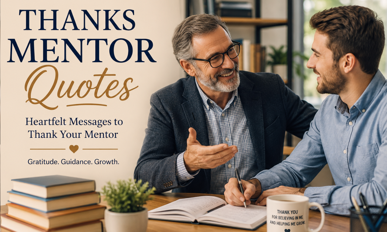 thanks mentor quotes