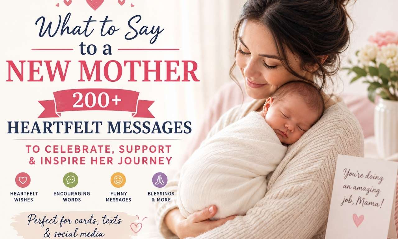 what to say to a new mother