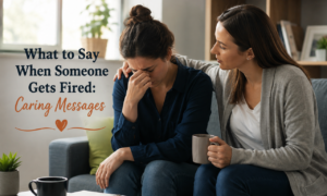 what to say when someone gets fired