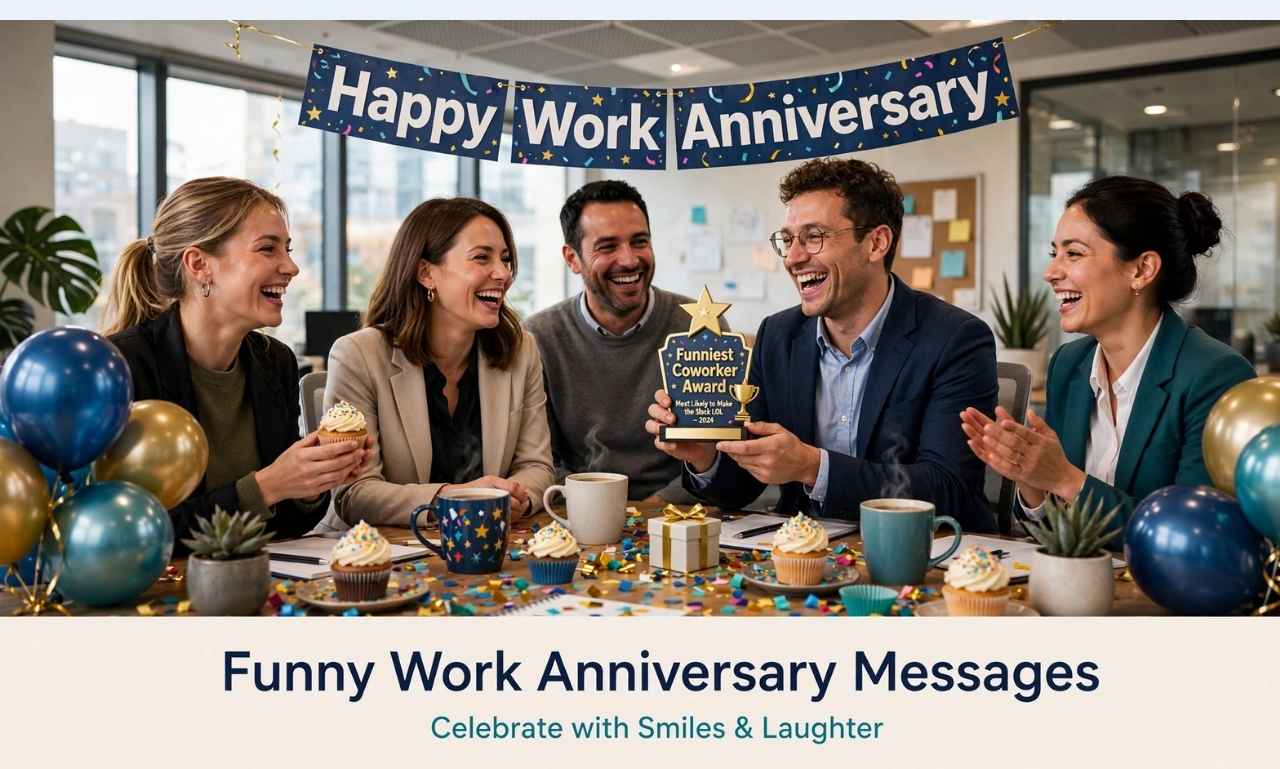 work anniversary messages to employee